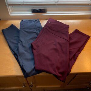 Lululemon In Movement 7/8 Tight Everlux 25" Leggings Bundle - Buy 1 or Both!